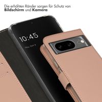 Selencia Echtleder Klapphülle Google Pixel 8 - Dusty Pink