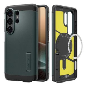 Spigen Tough Armor Backcover MagSafe Samsung Galaxy S26 Ultra - Abyss Green