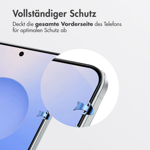 Accezz Gehärteter Glas-Schutz + Applikator Samsung Galaxy S25 / S24