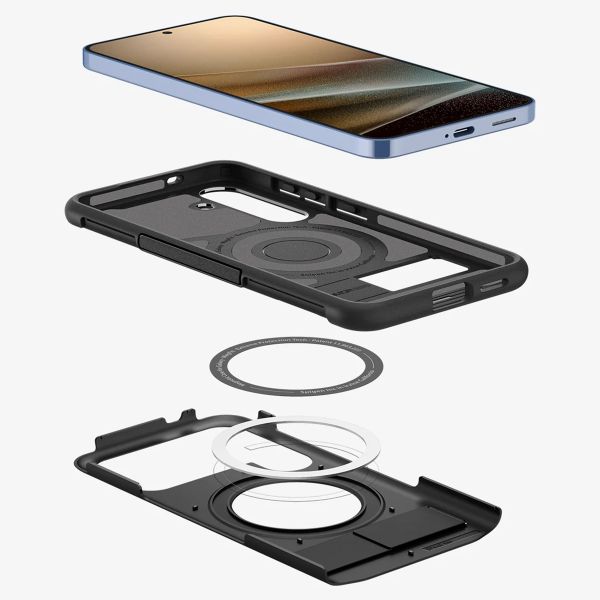 Spigen Slim Armor Case MagSafe Samsung Galaxy S25 Plus - Schwarz