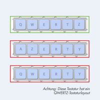 Accezz Bluetooth Keyboard Klapphülle Samsung Galaxy Tab A11 Plus - QWERTZ / DE - Schwarz