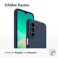 Accezz Liquid Silikoncase Samsung Galaxy A26 - Dunkelblau