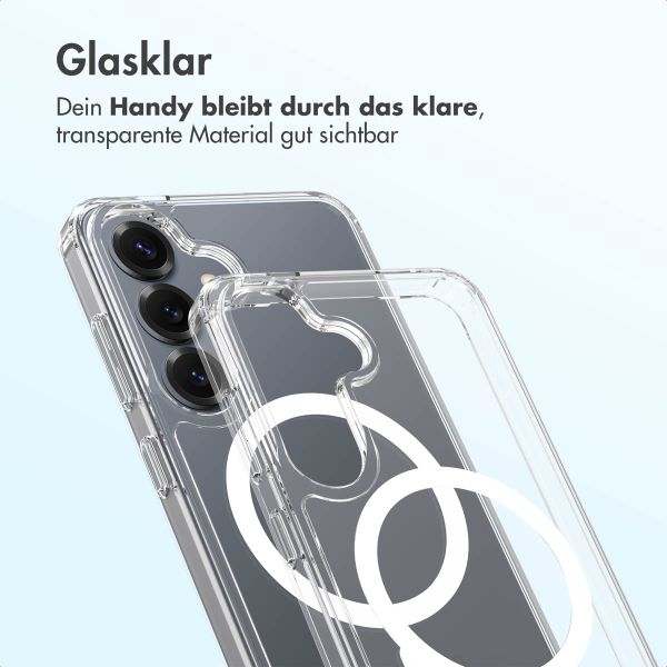 Accezz Xtreme Impact Backcover mit MagSafe Samsung Galaxy S25 - Transparent
