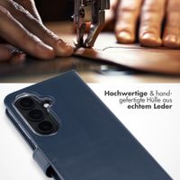 Selencia Echtleder Klapphülle Samsung Galaxy S26 Plus - Dunkelblau
