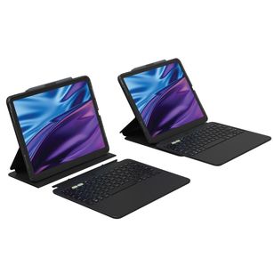 ZAGG Pro Keys 2 keyboard Klapphülle Apple iPad Air 13 Zoll (2026) M4 / (2025) M3 / (2024) M2 - AZERTY / FR - Schwarz