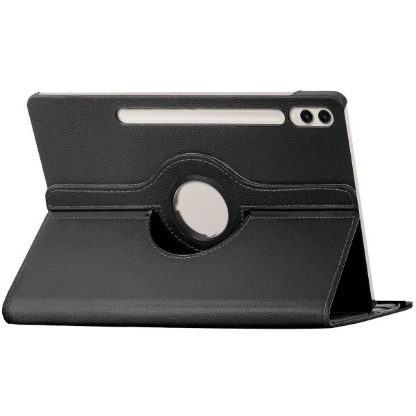 Gestalte deine eigene 360° drehbare Klapphülle Samsung Galaxy Tab S9 Plus - Schwarz
