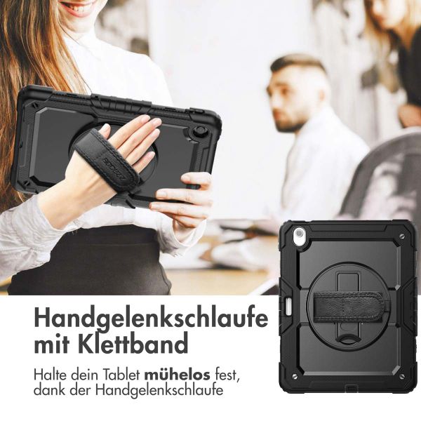 Accezz Robustes Back Cover mit Schultergurt Apple iPad Air 13 Zoll (2026) M4 / (2025) M3 / (2024) M2 - Schwarz