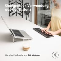 Accezz Premium Desktop QWERTY Bluetooth-Tastatur - Grau