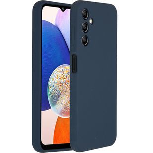 Accezz Liquid Silikoncase Samsung Galaxy A14 (5G) - Dunkelblau