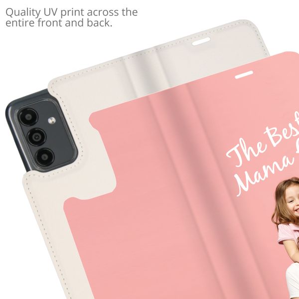 Gestalte deine eigene Compact Gel Klapphülle Samsung Galaxy A13 (4G) - Weiß