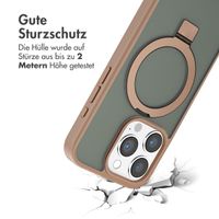 Accezz Ring Stand Backcover mit MagSafe Apple iPhone 15 Pro - Braun
