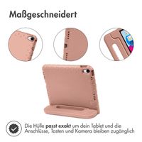 Accezz SchutzHülle mit Handgriff kindersicher Apple iPad 11 (2025) 11 Zoll A16 / iPad 10 (2022) 10.9 Zoll - Dusty Pink