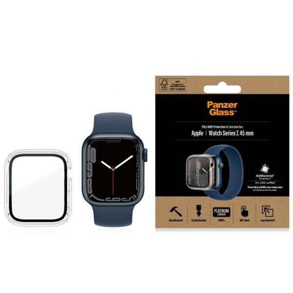 PanzerGlass Full Body Case Apple Watch 7 / 8 / 9 - 45 mm - Transparent
