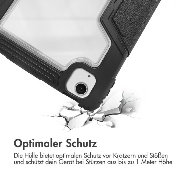 Accezz Rugged Trifold Klapphülle Apple iPad Air 11 Zoll (2026) M4 / (2025) M3 / (2024) M2 / Air 5 (2022) / Air 4 (2020) - Schwarz