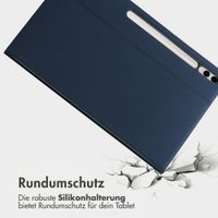 Accezz Classic Klapphülle Samsung Galaxy Tab S10 Plus / Tab S9 FE Plus / Tab S9 Plus - Dunkelblau