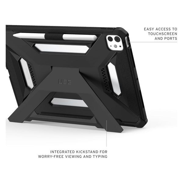 UAG Scout Plus Back Cover mit Ständer Apple iPad Pro 11 (2025) M5 / (2024) M4 - Black