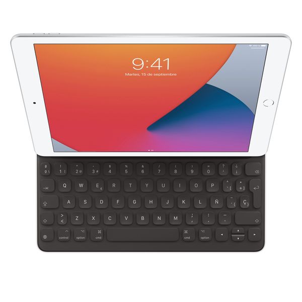 Apple Smart Folio Keyboard Apple iPad 9 (2021) 10.2 Zoll / iPad 8 (2020) 10.2 Zoll / iPad 7 (2019) 10.2 Zoll / Air 3 (2019) / Pro 10.5 (2017) - QWERTY / IT - Schwarz