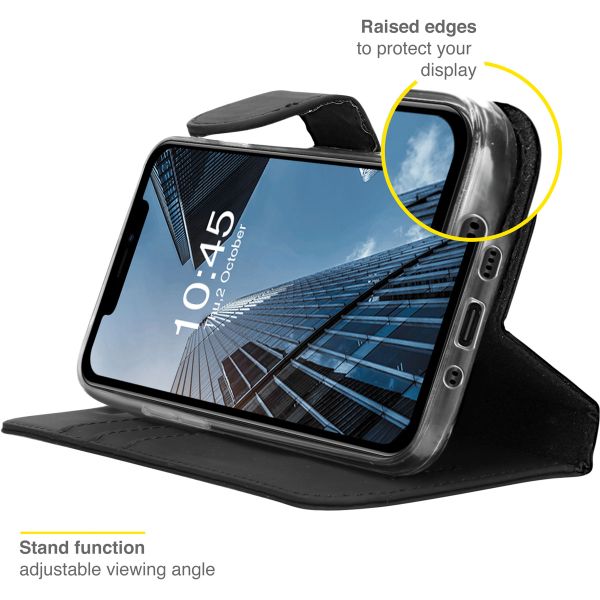 Accezz Wallet TPU Klapphülle Apple iPhone 13 - Schwarz