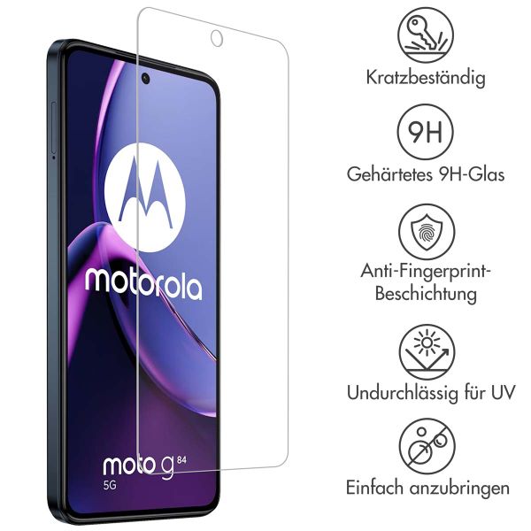 Accezz Screen Protector aus gehärtetem Glas Motorola Moto G84