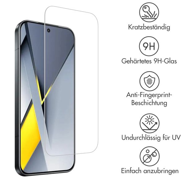 Accezz Screen Protector aus gehärtetem Glas Xiaomi Poco F8 Pro