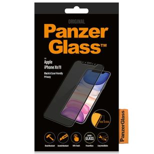 PanzerGlass Privacy Case Friendly Anti-Bacterial Displayschutzfolie Apple iPhone 11 / Xr