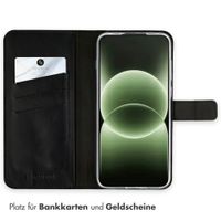 Selencia Echtleder Klapphülle OnePlus 15R - Schwarz