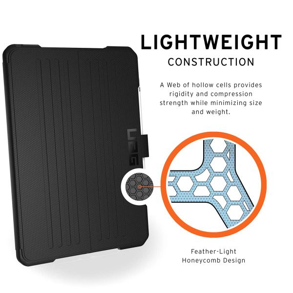 UAG Metropolis Klapphülle Apple iPad 9 (2021) 10.2 Zoll / iPad 8 (2020) 10.2 Zoll / iPad 7 (2019) 10.2 Zoll - Schwarz