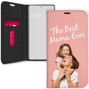 Gestalte deine eigene Compact Gel Klapphülle Samsung Galaxy S21 FE - Weiß