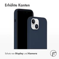 Accezz Liquid Silikoncase mit MagSafe Apple iPhone 15 - Dunkelblau