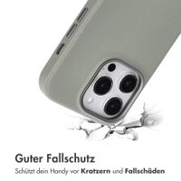 Accezz MagSafe Leather Backcover Apple iPhone 14 Pro - Light Grey