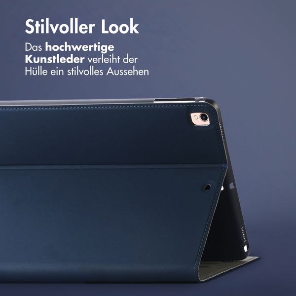 Accezz Classic Klapphülle Apple iPad 6 (2018) 9.7 Zoll / iPad 5 (2017) 9.7 Zoll / Air 2 (2014)/Air 1 (2013) - Dunkelblau