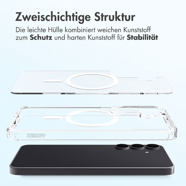 Accezz Xtreme Impact Backcover mit MagSafe Samsung Galaxy S26 FE - Transparent