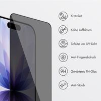 Accezz Sichtschutz-Schutzglas mit Applikator Apple iPhone 17