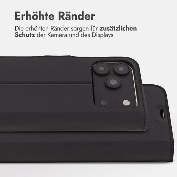 Accezz Wallet TPU Klapphülle Apple iPhone 18 Pro Max / 17 Pro Max - Schwarz