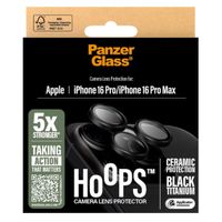 PanzerGlass Hoops Ceramic Kameralinsenschutz Apple iPhone 16 Pro / 16 Pro Max - Transparent