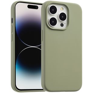 Accezz Liquid Silikoncase mit MagSafe Apple iPhone 14 Pro - Cooper Green