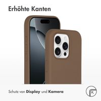 Accezz Liquid Silikoncase mit MagSafe Apple iPhone 16 Pro Max - Hellbraun