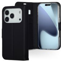 Accezz Wallet TPU Klapphülle Apple iPhone 17 Pro - Schwarz