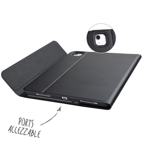 Accezz Bluetooth Keyboard Klapphülle Apple iPad Air 13 Zoll (2026) M4 / (2025) M3 / (2024) M2 - QWERTZ / DE - Schwarz