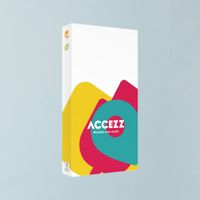 Accezz Ausziehbares Kabel mit Telefonpad und Karabinerhaken - Schwarz