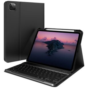 Accezz Bluetooth Keyboard Klapphülle Apple iPad Air 11 Zoll (2026) M4 / (2025) M3 / (2024) M2 / Air 5 (2022) / Air 4 (2020) / Pro 11 (2018/2020/2021/2022) - QWERTY / NL - Schwarz