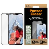 PanzerGlass Ultra-Wide Fit Antibakterieller Displayschutz mit Applikator Apple iPhone 17e / 16e / 14 / 13 / 13 Pro