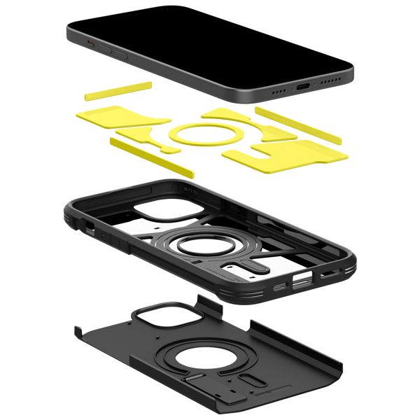 Spigen Tough Armor Backcover MagSafe Apple iPhone 15 - Schwarz