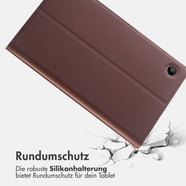 Accezz Classic Klapphülle Samsung Galaxy Tab A11 Plus - Braun