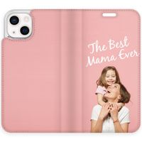 Gestalte deine eigene Compact Gel Klapphülle Apple iPhone 13 - Weiß