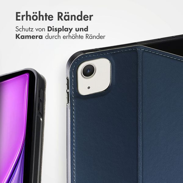 Accezz Classic Klapphülle Apple iPad Air 13 Zoll (2026) M4 / (2025) M3 / (2024) M2 - Dunkelblau