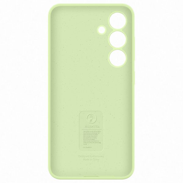 Samsung Original Silikon Cover Samsung Galaxy S24 - Light Green