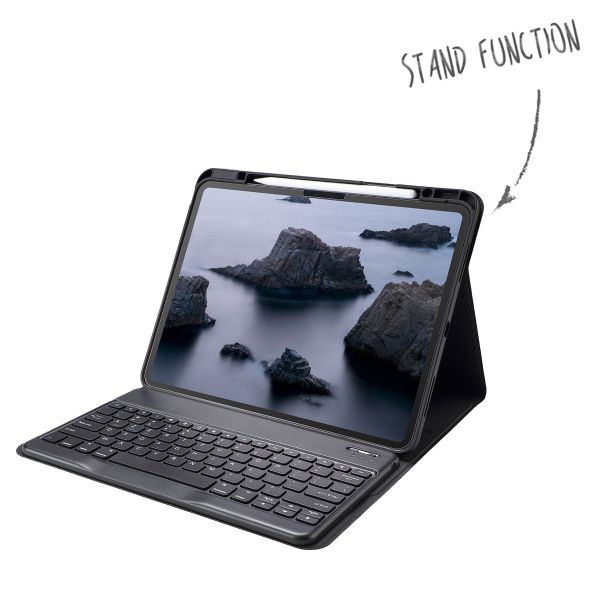 Accezz Bluetooth Keyboard Klapphülle Apple iPad Air 13 Zoll (2026) M4 / (2025) M3 / (2024) M2 - AZERTY / FR - Schwarz