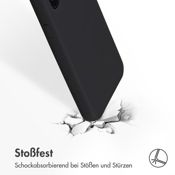 Accezz Liquid Silikoncase Samsung Galaxy S23 - Schwarz