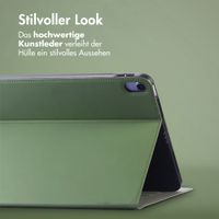 Accezz Classic Klapphülle Apple iPad Air 11 Zoll (2026) M4 / (2025) M3 / (2024) M2 / Air 5 (2022) / Air 4 (2020) - Grün